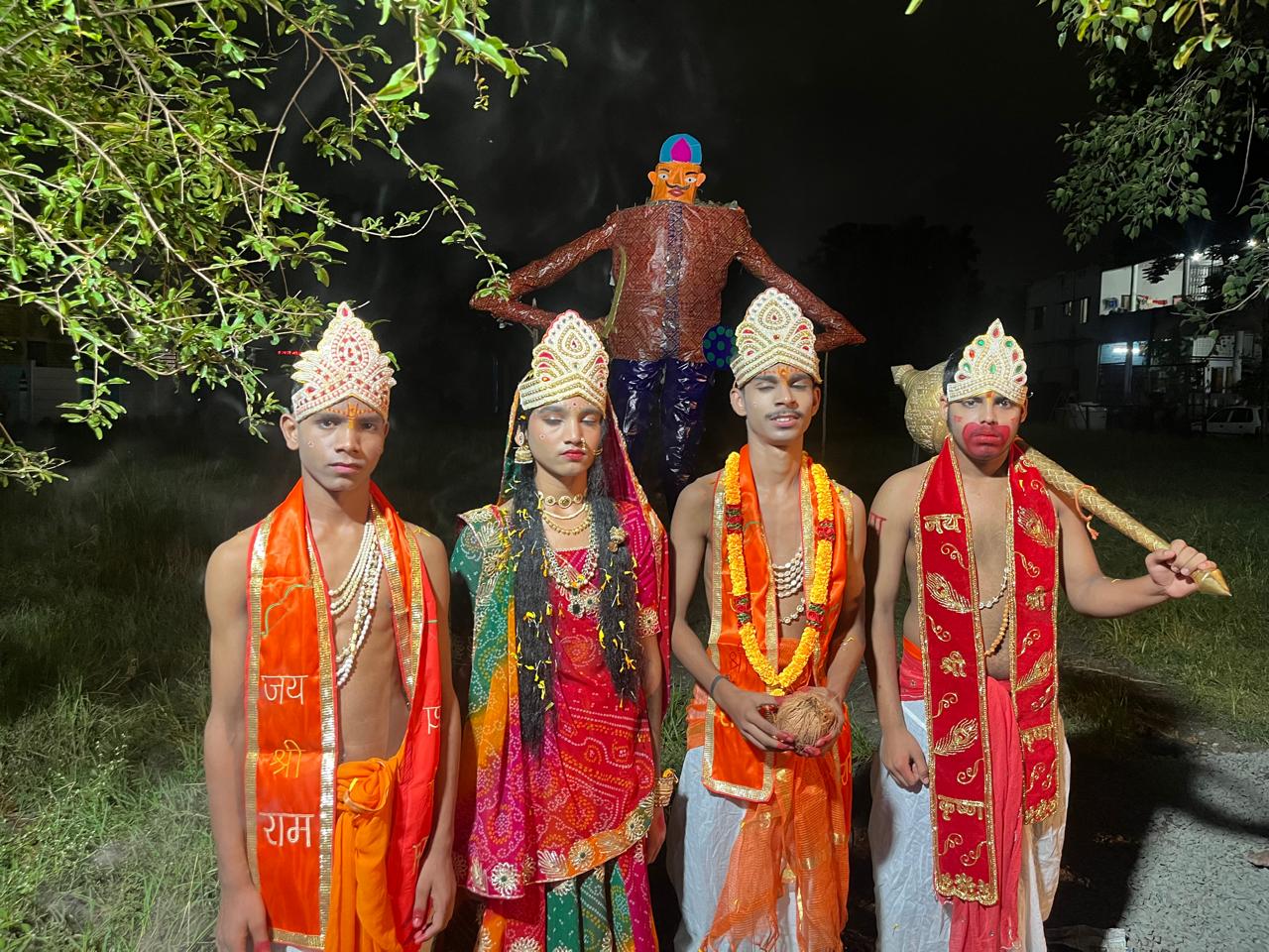 Ramlakhan, Sita and Hanuman skit with Ravan Dahan, Dussehra 2025 at SSVS